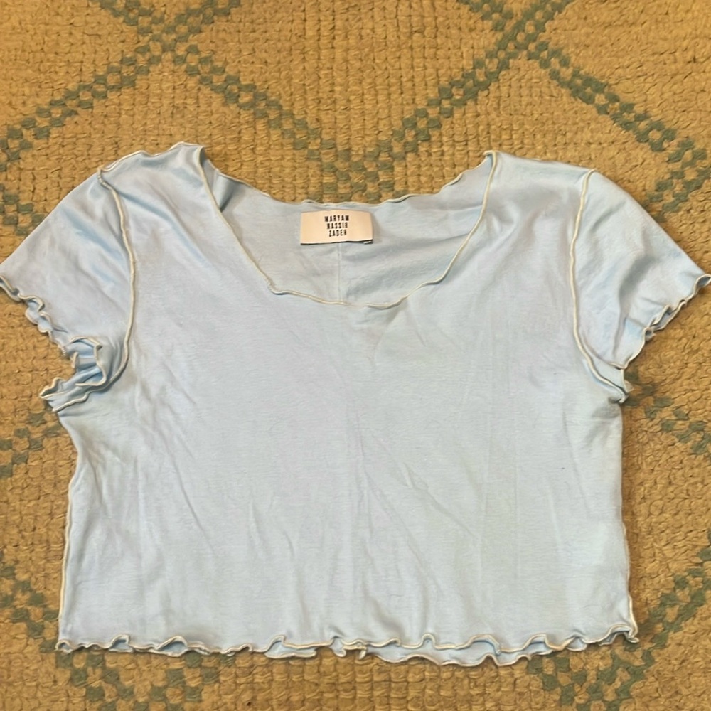 Maryam Nassir Zadeh Crop Top